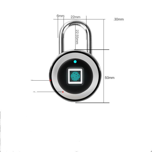 Fingerprint Padlocks, Smart Small Locks, Fingerprint Anti-theft Locks, Padlocks - Image 2