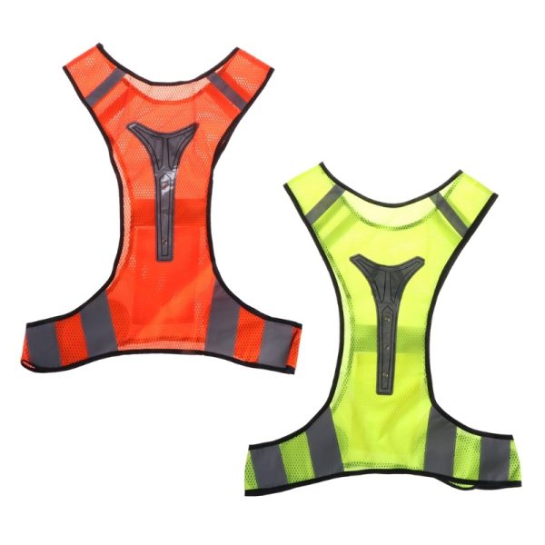 Fluorescent vest LED light reflective vest - Image 2